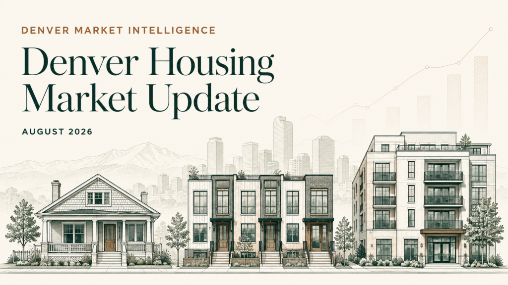 Denver Housing Market Update — August 2026