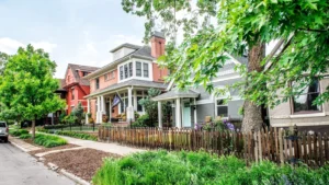Residential street in a Denver neighborhood